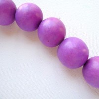 purple 15mm beads