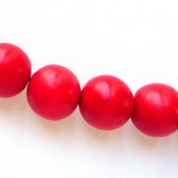 red 20mm beads