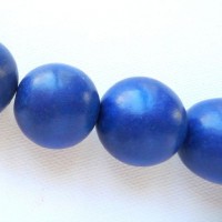blue 25mm beads