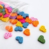 heart with dots - 100 pack