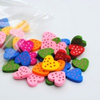 heart with dots - 50 pack