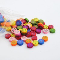 round with dot flower - 100 pack