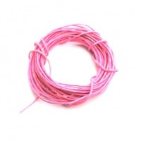 cotton wax cord - 5m baby pink