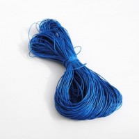 cotton wax cord - 50m royal blue