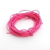 cotton wax cord - 5m candy pink