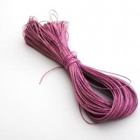cotton wax cord - 50m dusky pink