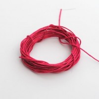 cotton wax cord - 5m fucshia