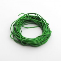 cotton wax cord - 5m green