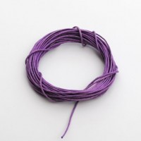 cotton wax cord - 5m lilac