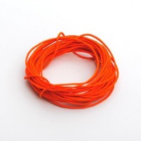 cotton wax cord - 5m orange