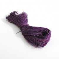 cotton wax cord - 50m purple