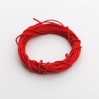cotton wax cord - 5m red