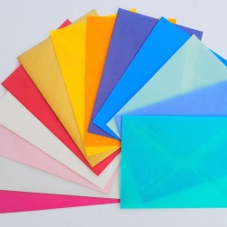 coloured envelopes - 100pk