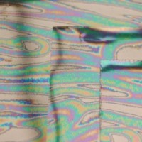 TXOIL-A5 oil on water textile foils